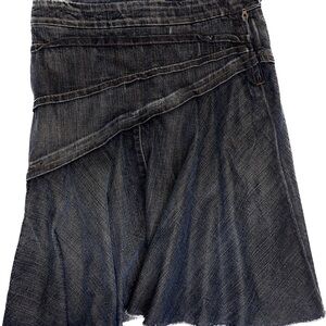 Sold 7 For All Mankind Dark Denim Skirt